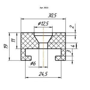 Склиза 3013 Yamaha ( GARLAND 20 ) 133,5 см