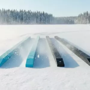 Накладки (комплект) на дно саней 1450 (15мм) LUX