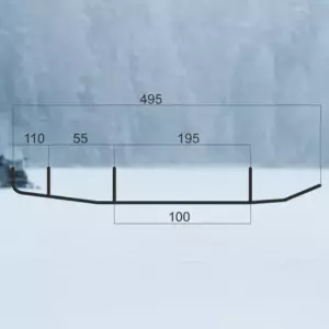 Коньки д/снегохода STELS 2.0 стандарт 054426-03